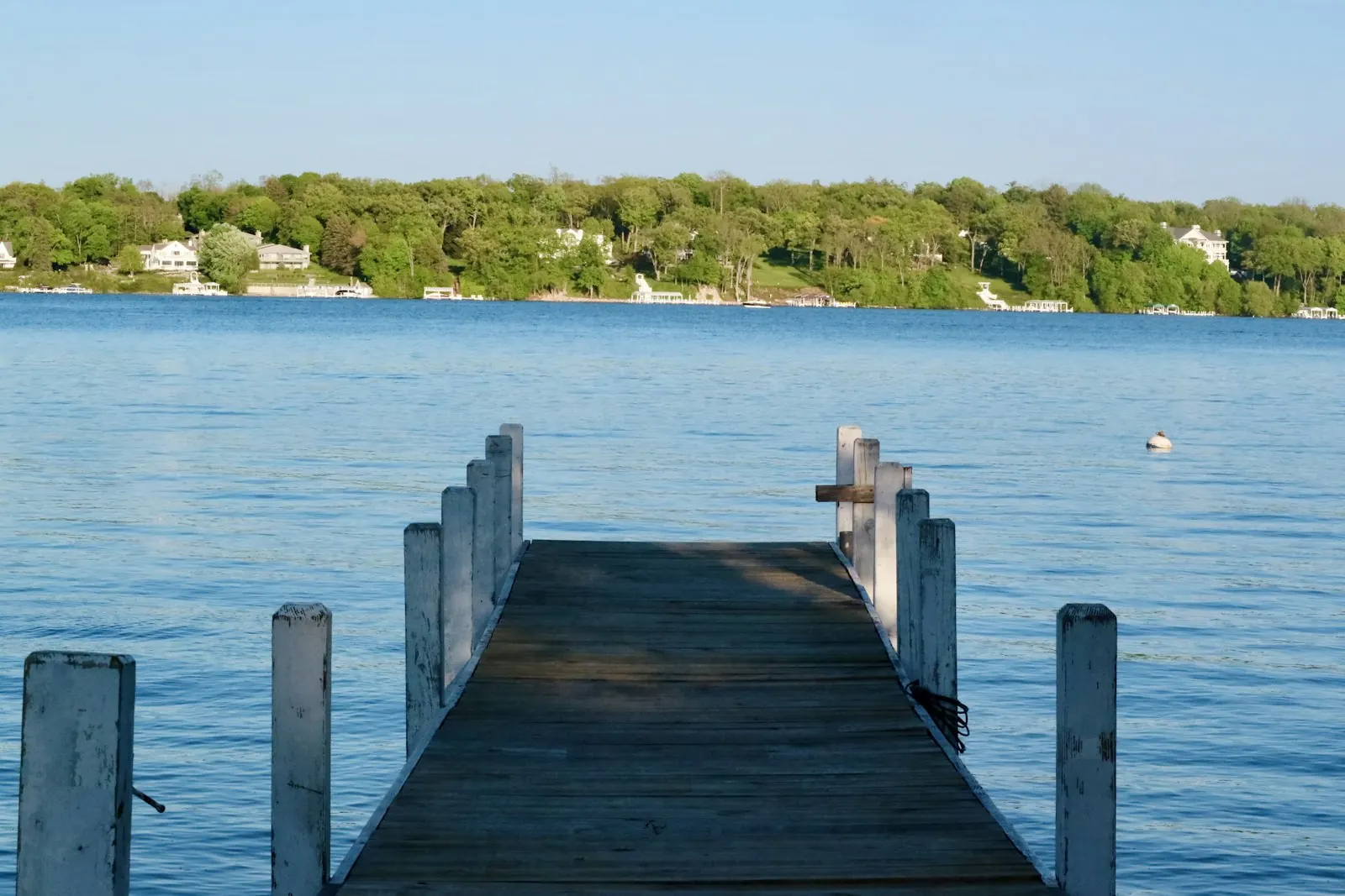 A pier on Lake Geneva, Wisconsin